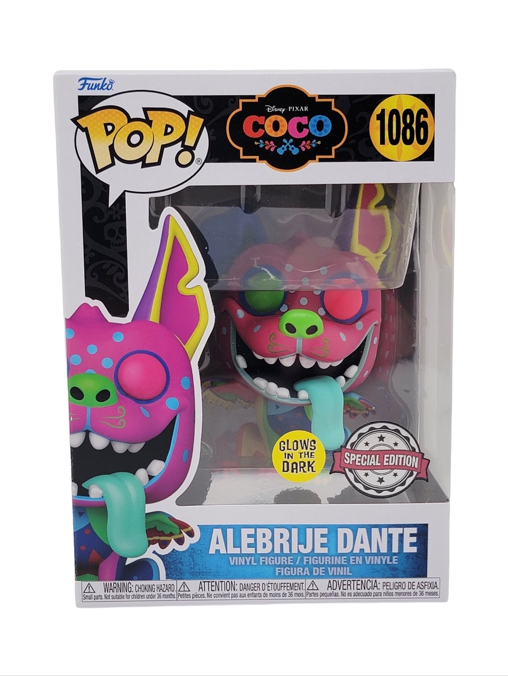 Funko Disney Pixar Coco Alebrije Dante GID Vinyl Figure #1086 Special Edition
